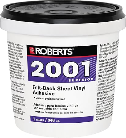 Amazon Com Roberts 2001 0 1 Quart Felt Backed Sheet Vinyl