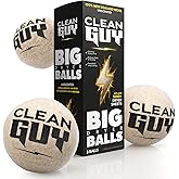 Clean Guy Wool Dryer Balls XL 3-Pack&ndash; Natural Fabric Softener, Reusable