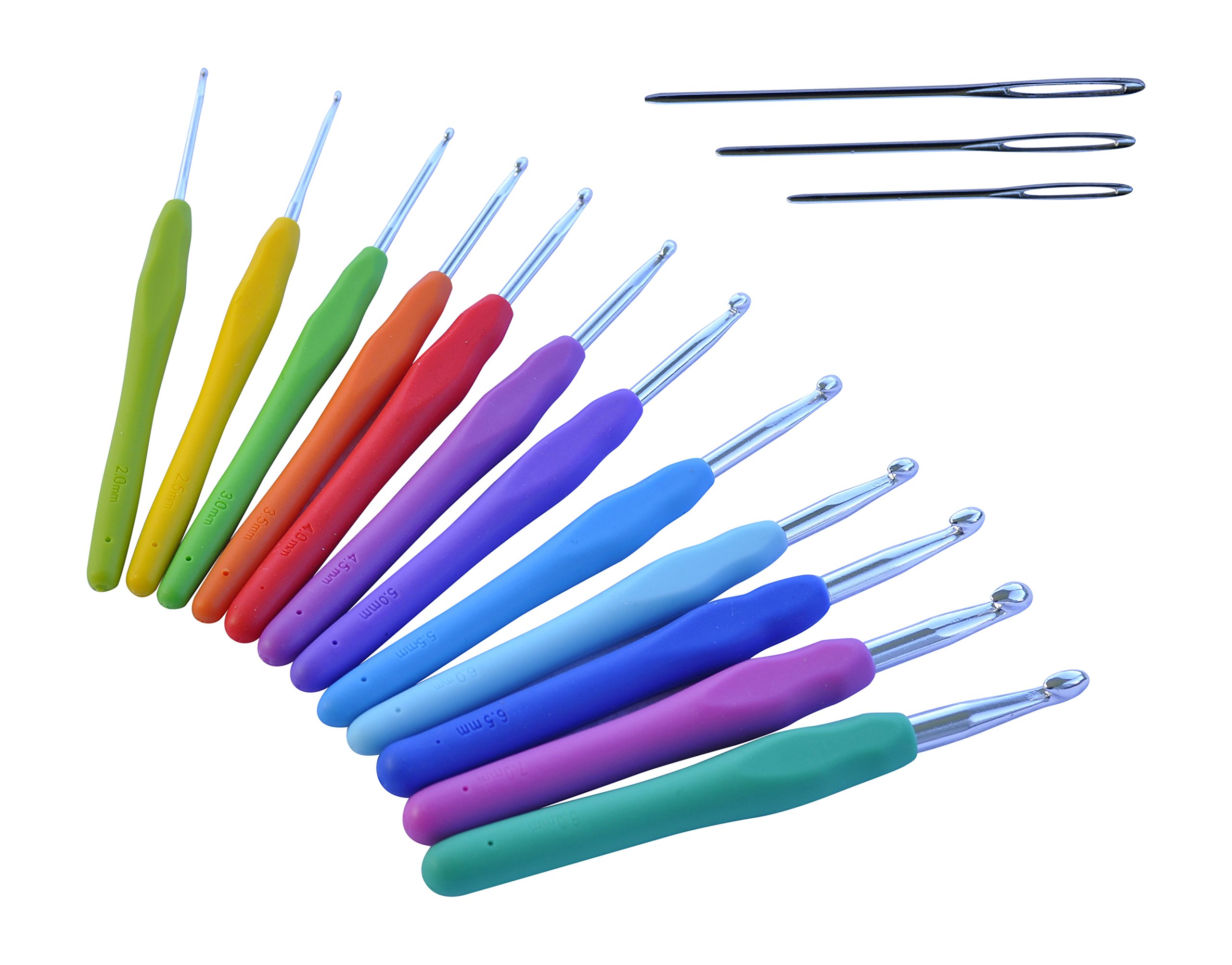 The ONLY 12 BEST CROCHET HOOKS SET WITH ERGONOMIC HANDLES FOR E... Free