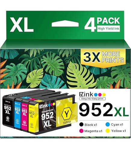 Paquete Combinado De Cartuchos De Tinta 952XL Para