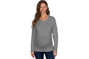 Eliana Stretch Brushed Knit Maternity Sweater - Maternity Sweaters - Pregnancy Sweater