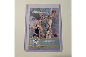 Paige Bueckers 2021-2022 Rookie Card RC GOLD UCONN Huskies AP NCAA Women's Player of The Year