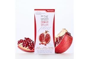 KWANGDONG - CHOI'S Korean Pomegranate Collagen Jelly Stick-10P - Korean Collagen for Hair, Skin, Nails, Beauty, Joints, Minerals & Antioxidants