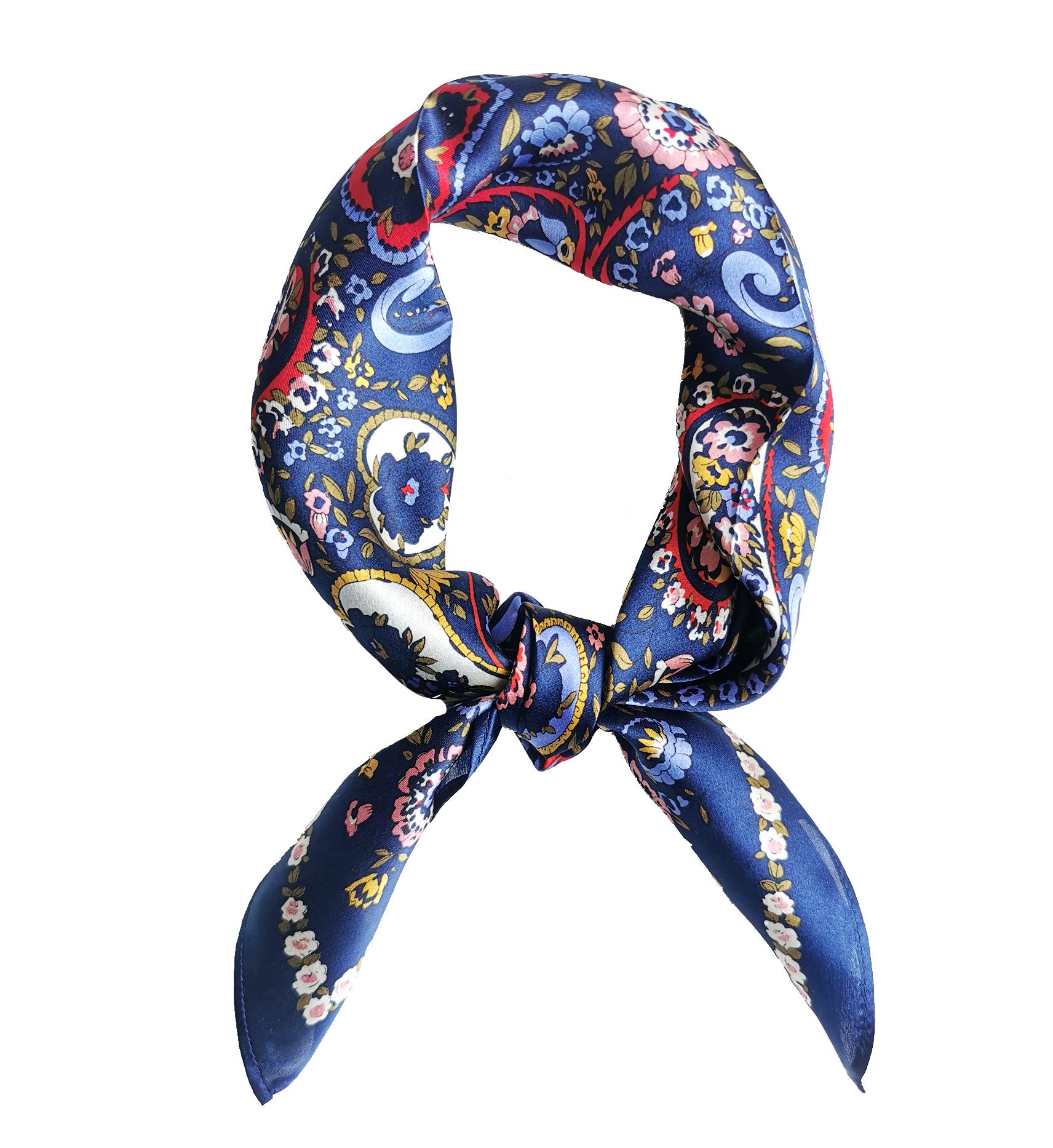 Pure Natural Mulberry Silk Scarfs Women Small Square Scarf  display picture 2