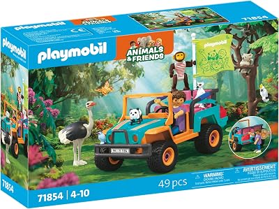 Playmobil Off-Road Vehicle Animals & Friends 71854 Jungle Safari Toy Set