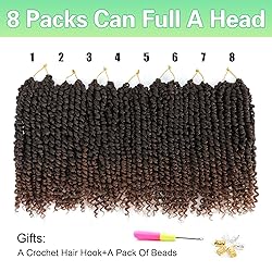 Passion Twist Crochet Hair 10Inch Passion Twist