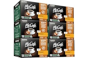 McCafé Caramel Premium Medium Roast K-Cup Coffee Pods, 72 Count, Ethically Sourced, For Keurig Coffee Makers