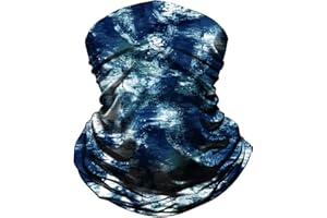 Doerix Neck Gaiter Face Mask Reusable, Cloth Face Masks Bandana Balaclava Cover Scarf Shield