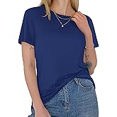 GAYHAY T Shirts for Women - Short Sleeve Spring Summer Tops Soft Basic Tees Beach Vacation Clothes for Casual 2026
