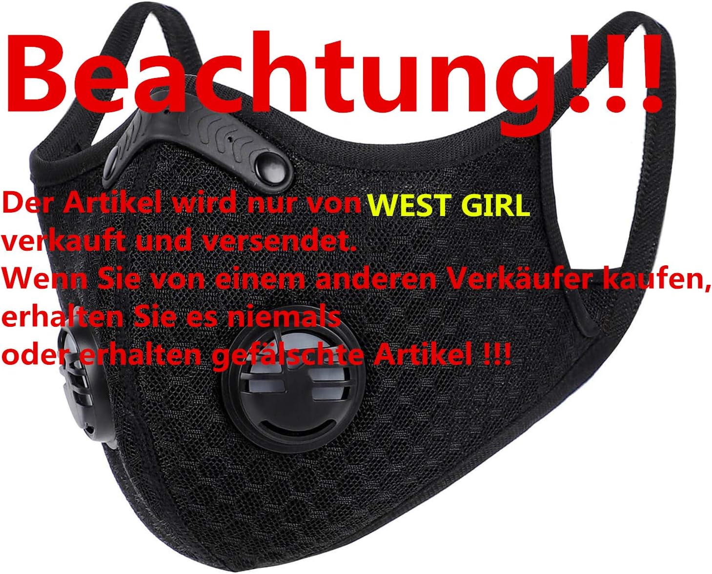 WESTGIRL Dust Mask with Activated Carbon N99 Filters, Washable and Reusable Breathing Mask for Pollen Allergy, PM2.5 Woodworking, Mowing, Running, Cycling, Outdoor Activities