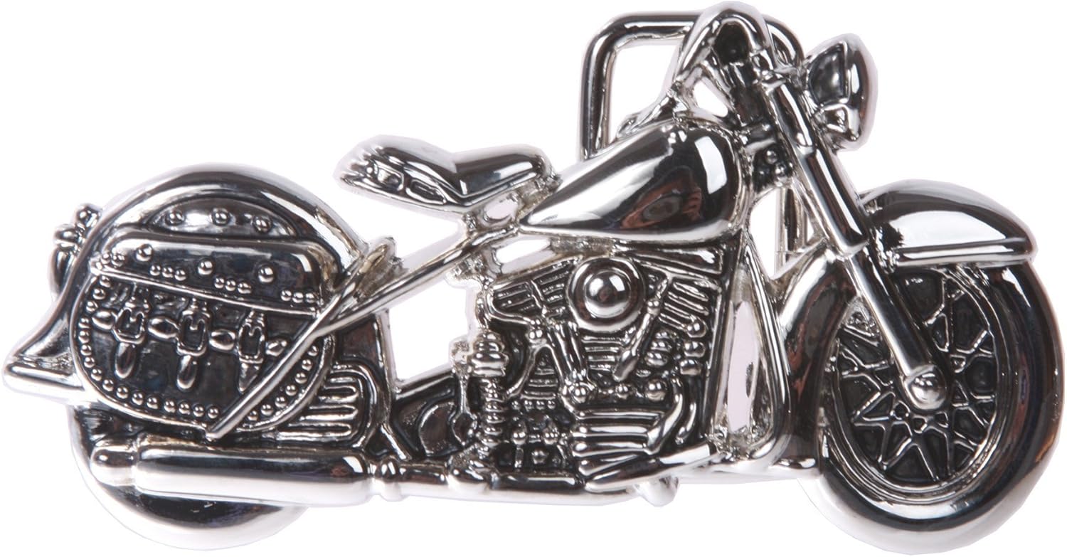 Motorcycle Belt Buckle: Clothing