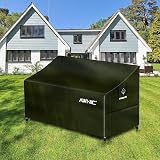 AWNIC Garden Bench Cover 2 Seater Waterproof 420D 134x70x60/88cm view 7
