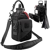 1TG Tactical Magnetic Gym Bag for Men,Magnetic Gym Water Bottle Bag with Phone Pockets&40 64oz Multiple Size, Water Bottle Holder with Adjustable Shoulder, Ideal for Fitness,Sports,Travel