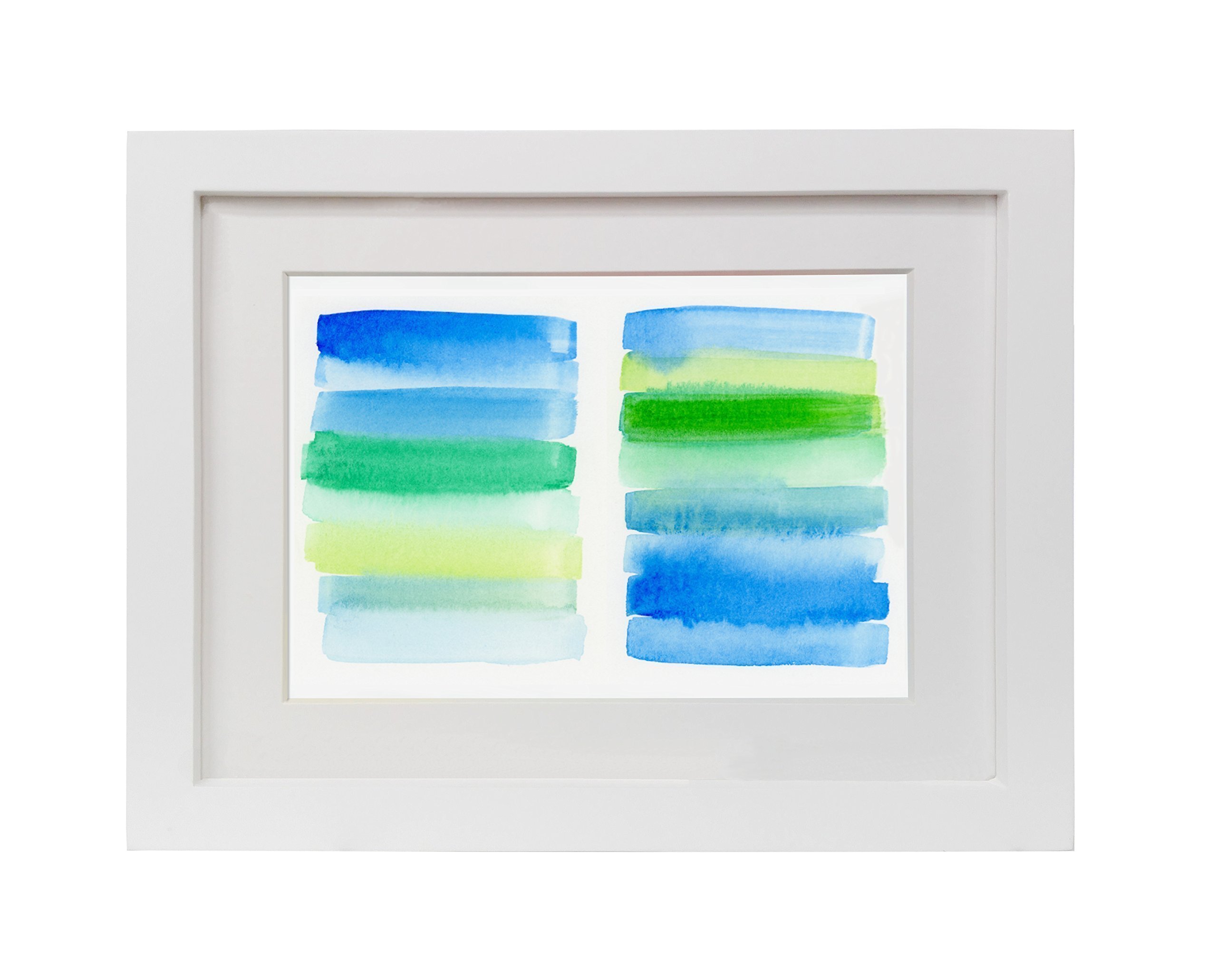 Summer Ice Cool Watercolor Print Modern Abstract Art Print Canvas Wall Decor