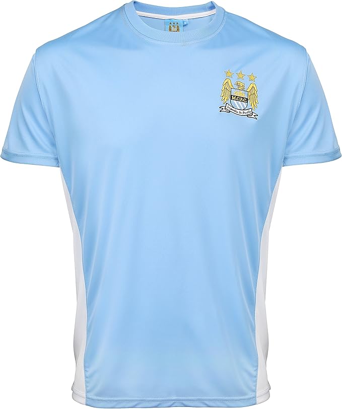 Manchester City FC Official Adult TShirt (Large) Amazon.co.uk Clothing
