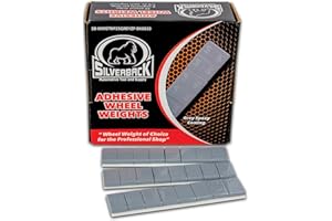 SILVERBACK AUTOMOTIVE TOOL AND SUPPLY Silverback 1/4oz Grey Steel Adhesive Tape Wheel Weights with Easy Peel Tape for The Professional Tire Dealer. Cars, Trucks, SUV's, & Motorcycles. Grey .25oz Steel Tape Weight. 60oz/Box, 240pcs