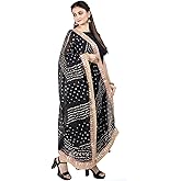 Chandrakala Bandhani Dupatta for Women,Shawl Scarf Wrap Chunni (D195-P)