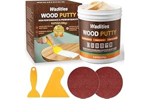 Wadities Natual Wood Filler, Natual Wood Putty, Paintable Stainable Wood Repair Putty, 9.87 Ounce Wood Furniture Repair kit, Quickly Repair Wood Cracks and Holes on Wooden Floor Furniture (Natual)