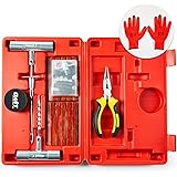 Orion Motor Tech Tire Repair Kit 77PCS Emergency Tool Bag for Dirt Bikes Bicycles Motorcycles Trailers ATVs UTVs and More 2&4