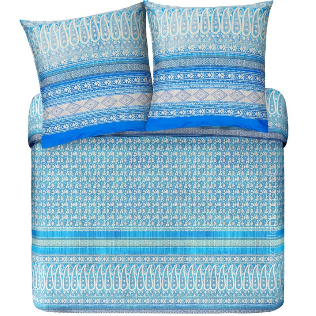 Bassetti Bed Linen, Cotton, Turquoise, 200 x 200