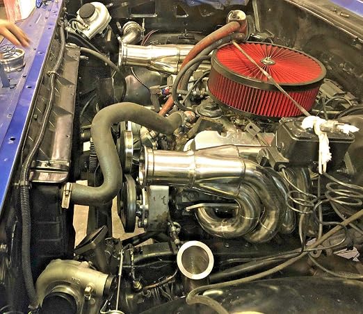 Amazon Com Bbc Big Block Chevy V Band 3 5 Ss Turbo Headers Pair
