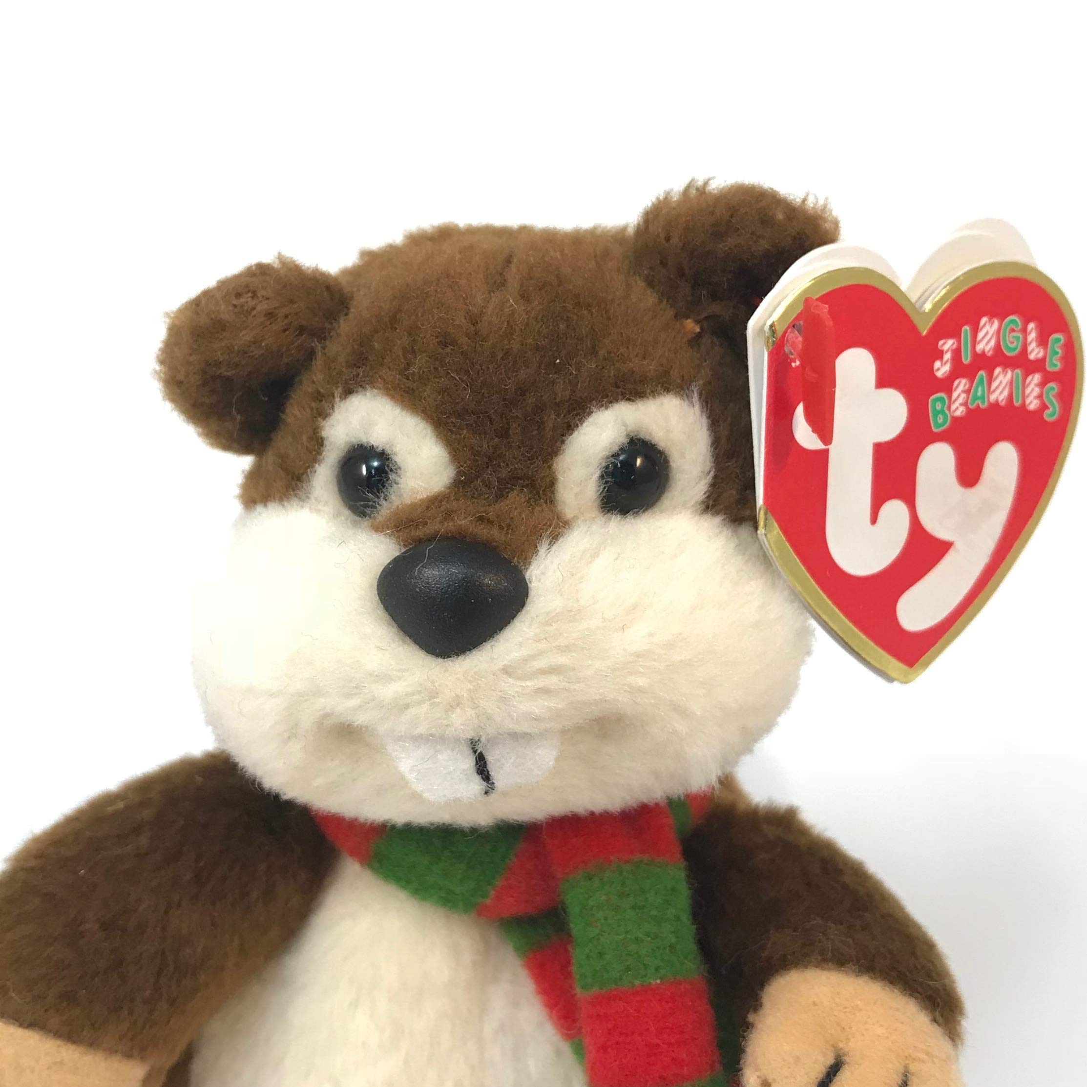 TY Jingle Beanie Baby - YULE the Beaver [Toy]