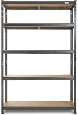 VonHaus 5-Tier Garage Shelving Units 1325kg Capacity 180x120x40cm view 7