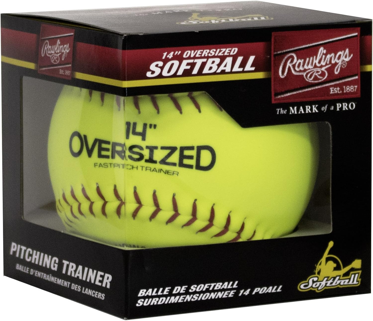 Rawlings 14" Oversized Pitcher's Training Softball : Sports & Outdoors