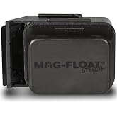 Mag-Float Large Black Stealth Glass Magnet Aquarium Scraper Cleaner with Blade - Floating Magfloat Magnetic Cleaning Tool