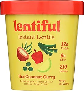 Lentiful, Lentils Instant Thai Coconut Curry, 2.01 Ounce