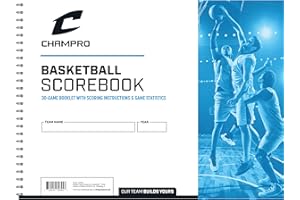 Champro Basketball Score Book (White)