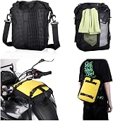 Rhinowalk Motor Pannier Bag 10L 20L 30L Waterproof Rear Rack Trunk Yellow view 5