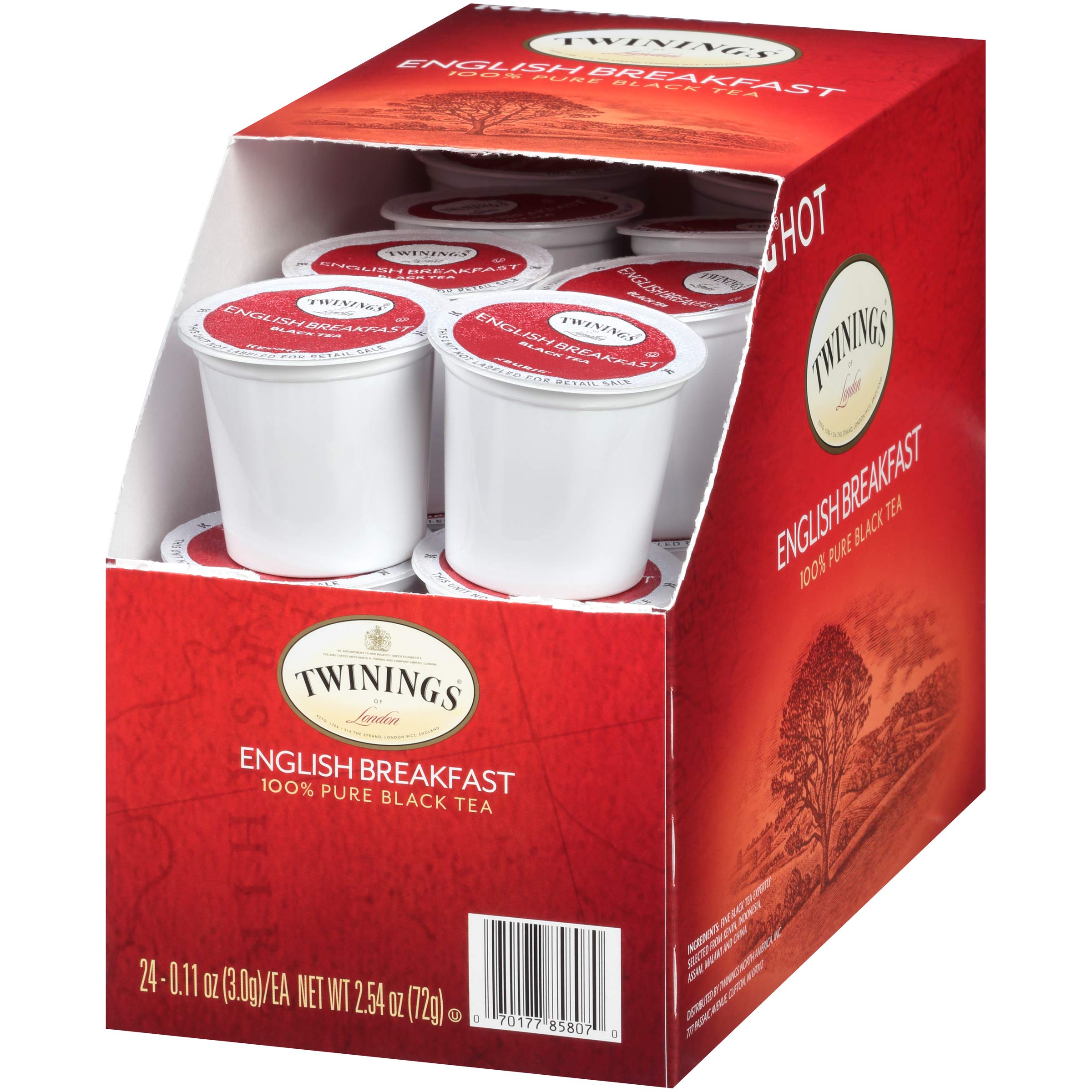 Twinings of London English Breakfast Tea KCups for Keurig, 24 Count