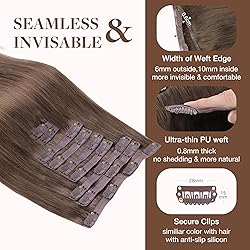 GOO GOO Clip in Hair Extensions Real Human