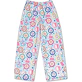 iscream Big Girls Silky Soft Bold Print Plush Fleece Pants - Snack Shack Collection