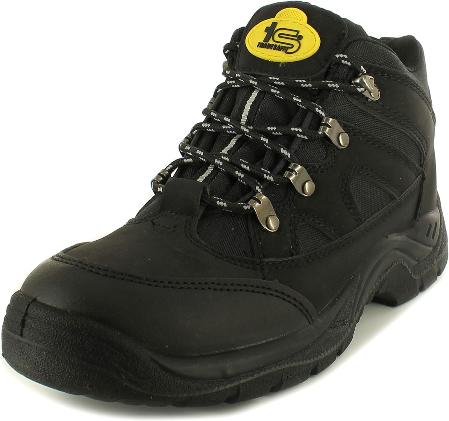 Tradesafe Graham Mens Synthetic Material Walking Boots Black 12 UK