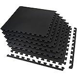 IncStores Exercise Tiles 2ft x 2ft (6 Tiles, 24 Sqft) Rated #1 Portable Interlocking Foam Tile Mats