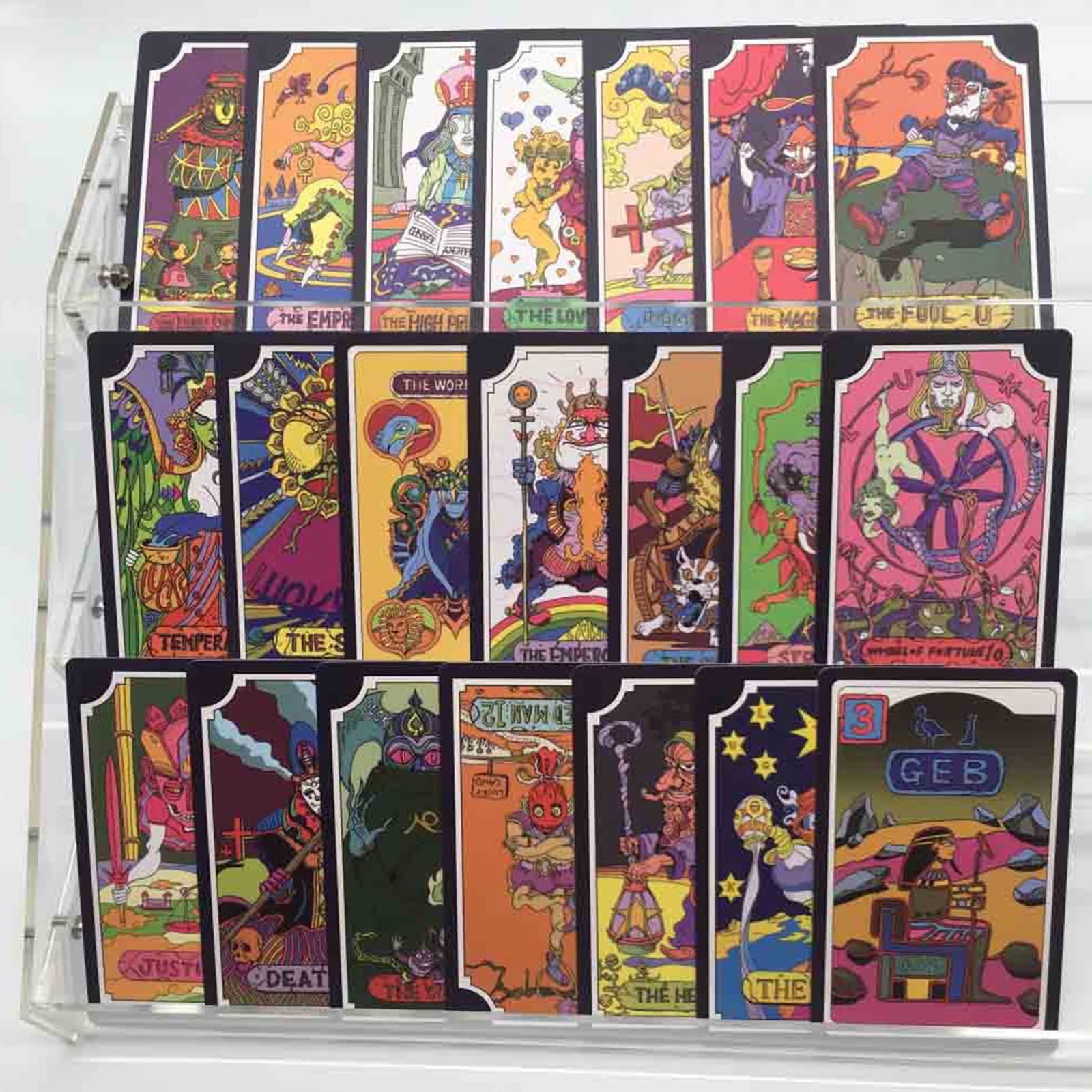 mrdiyshisha JoJo's Bizarre Adventure: Stardust Crusaders Tarot Deck, 84 PCS JJBA Anime Tarot Cards