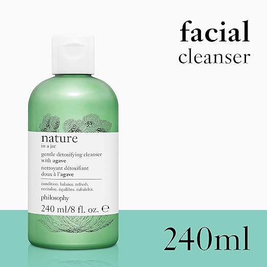 philosophy nature in a jar gentle detoxifying cleanser with agave