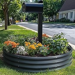 KING BIRD Raised Garden Bed Galvanized Round