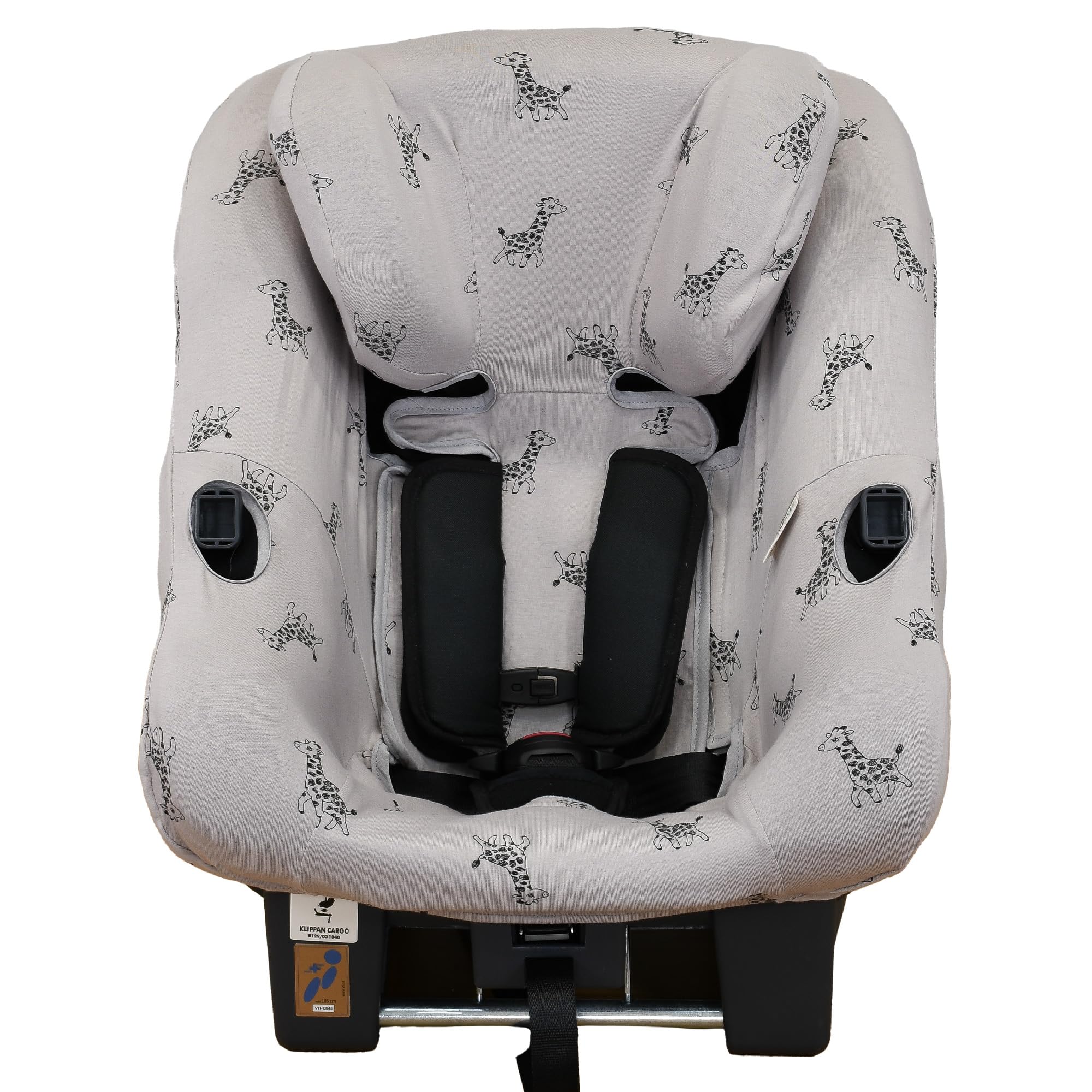 JANABEBE JYOKO KIDS Cover liner for car seat Compatible with Klippan Century and Triofix (Mint Sparkles, KLIPPAN TRIOFIX Y MAXI)