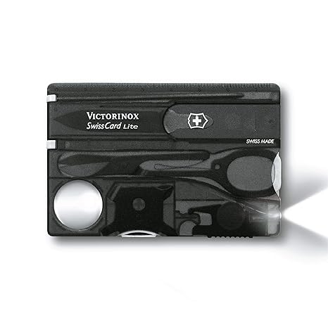 Victorinox Swiss Card Black Swiss Army Knife (0.7333.T3)