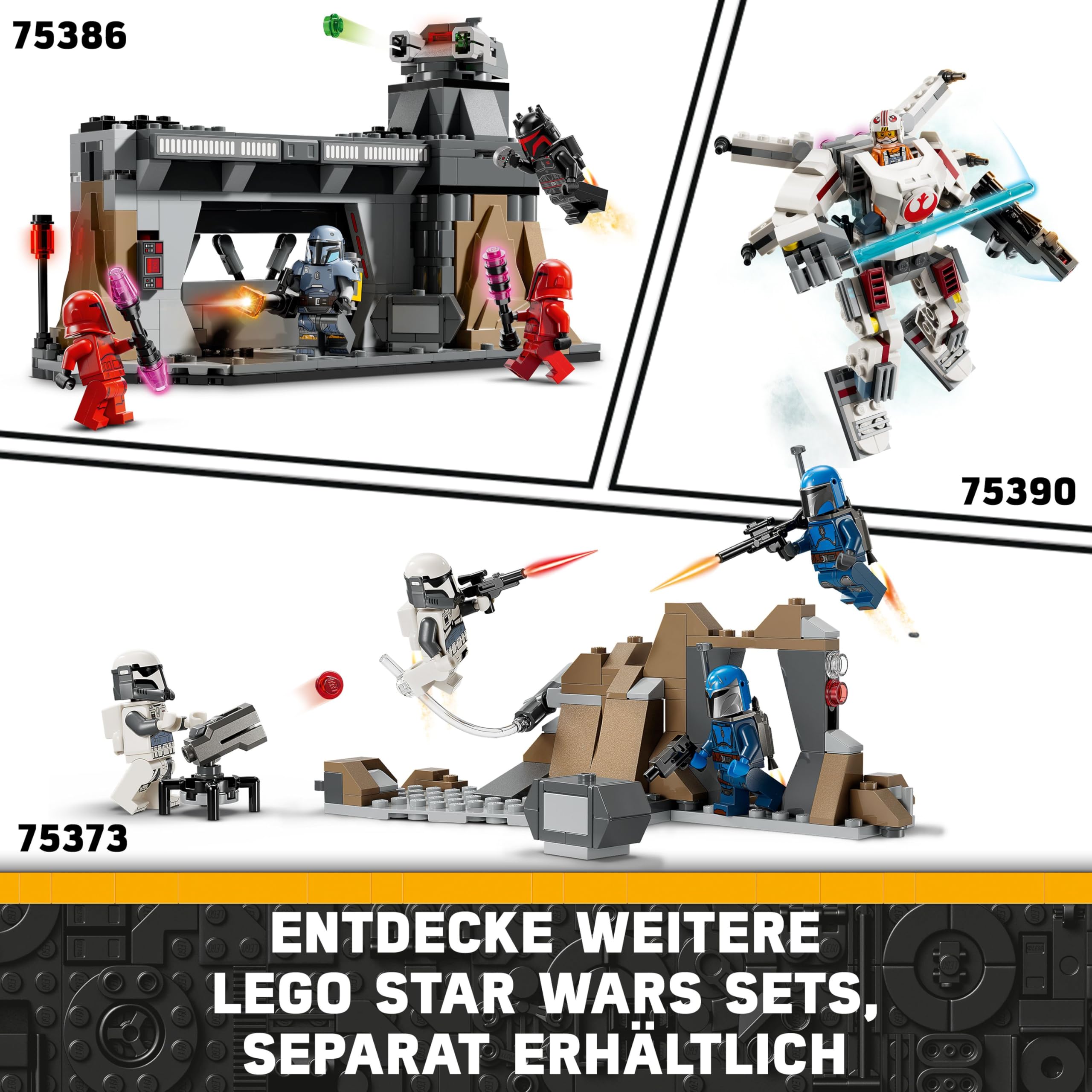 LEGO Star Wars Captain Rex Y-Wing Microfighter, baubares Spielzeug-Sternenschiff Steinen zum Sammeln, Geschenkidee für Jungen und Mädchen ab 6 Jahren 75391 7