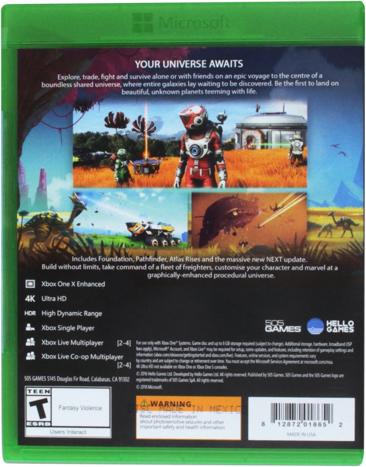 Amazon No Man S Sky 輸入版 北米 Xboxone ゲーム