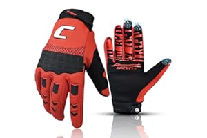 CHCYCLE Dirt Bike Gloves Mountain Bike Motocross Motorcycle Gloves for Men Motorbike ATV Racing Touch Screen Full Finger Gloves for Cycling BMX MTB MX Climbing