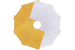 BESPORTBLE 200pcs Foil Chocolate Wrapping Paper Candy Wrappers with Fine Pattern Gold and Silver for DIY Party