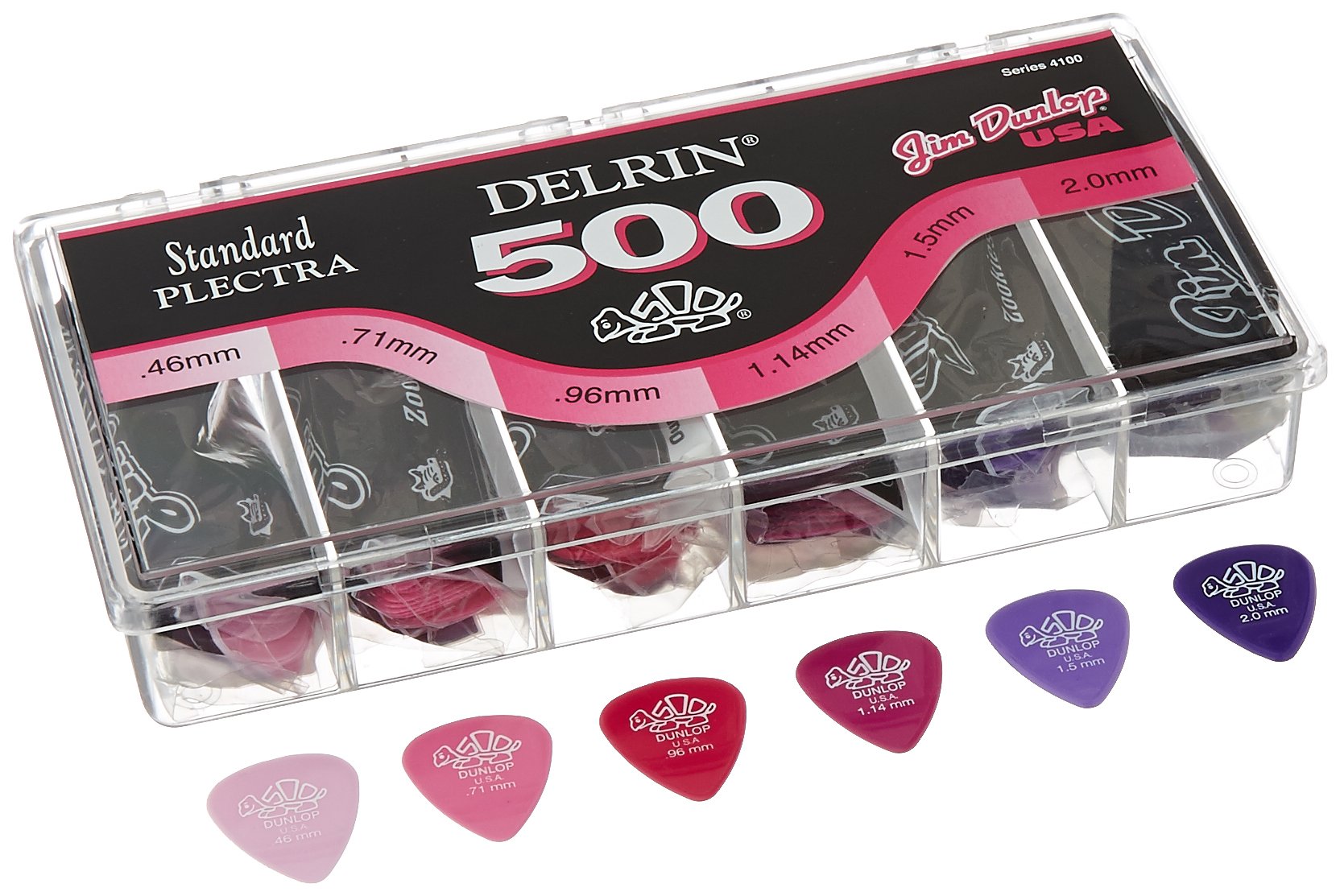 Dunlop Delrin Pick, Cabinet of 324 Picks (4100)