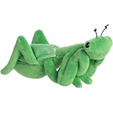 Aurora Mini Flopsie 8" Mia Praying Mantis Adorable Stuffed Animal | Compact tummy-lying animals with bean-filled stability
