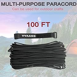 VVAAGG 550 Paracord 100FT, Strong Heavy-Duty