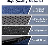 WESTERN HOME Large Orthopedic Dog Bed with Removable Cover Navy view 4
